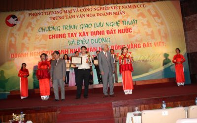 Lễ biểu dương doanh nghiệp thương hiệu vàng Đất Việt